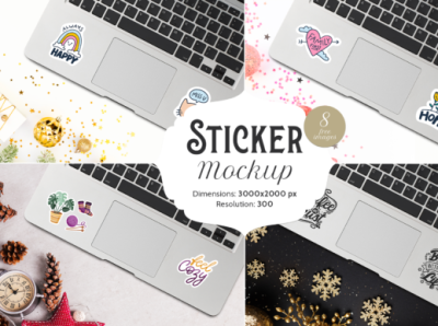 Sticker Mockup designs, themes, templates and downloadable graphic elements  on Dribbble