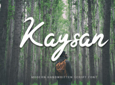 Kaysan Modern Handwritten Script Font