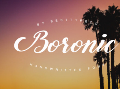 Boronic - Free Calligraphy Font calligraphy font free font free script freebies fresh handmade font handwritten font initial lettering script font