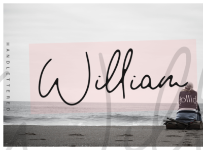 William - Free Hand Lettered Script Font