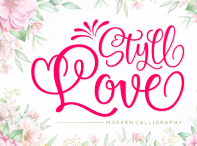 Styll Love - Free Modern Calligraphy Script Font