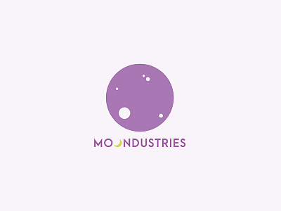 Moondustries Logo branding logo wip