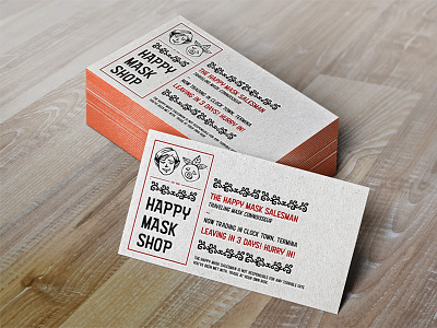 Happy Mask Shop Identity