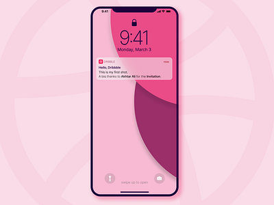 First Dribbble Shot Design branding graphic design ui