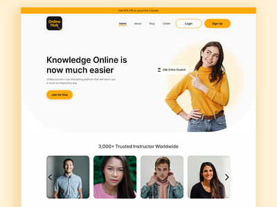 Online Education Platform - UI Concept...