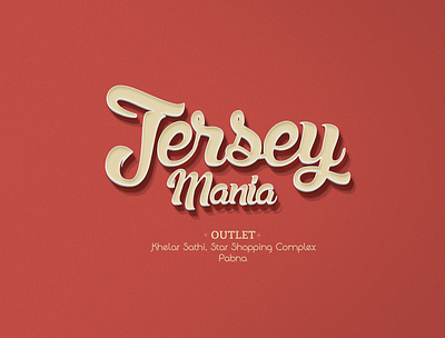 Jersy Mania Logo design icon illustration logo typography