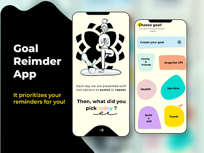 Goal Reminder App Concept