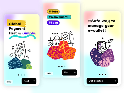 E-wallet Onboarding Concept