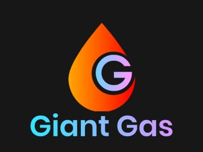 giant gas fire g simple logo