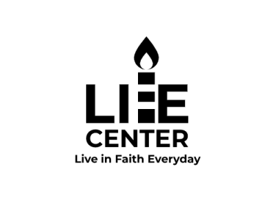 Life Center modified design logo minimal simple logo typography