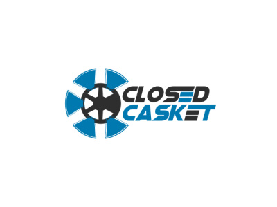 Close Casket design icon logo minimal simple logo