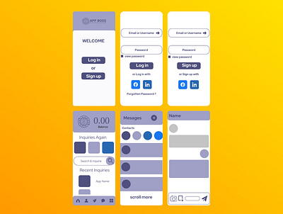 App Boss design graphic design ui