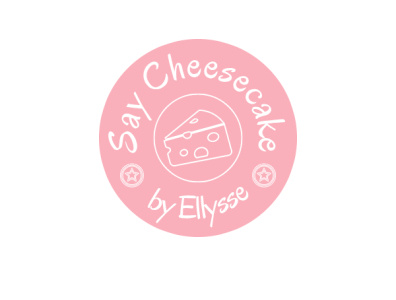 Say Cheesecake design logo minimal simple logo