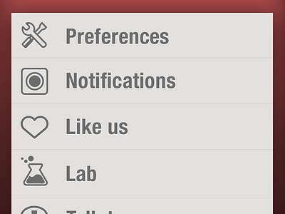 Settings Icons