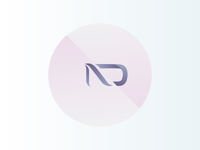 ND Letter Logo branding design icon illustration logo logo design vector