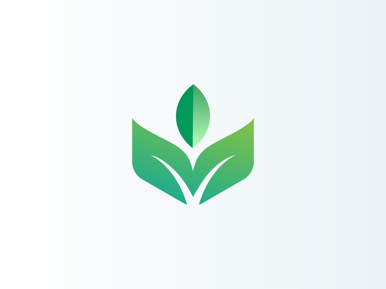 leaf logo by neshallWeb on Dribbble