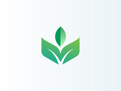 leaf logo by neshallWeb on Dribbble