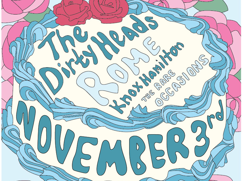 WBRU Birthday Bash Poster poster gig poster the dirty heads wbru illustrator