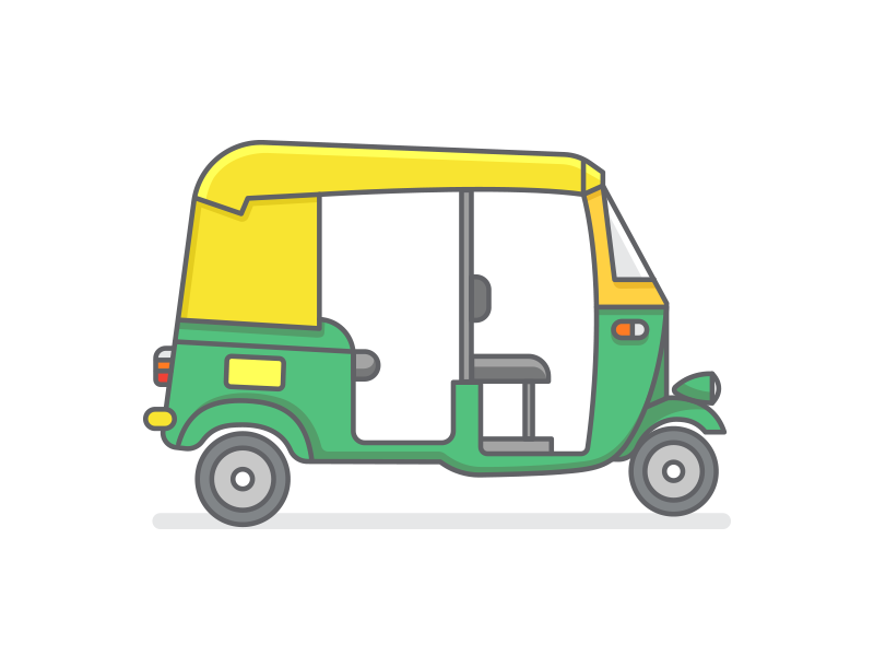 Browse thousands of Auto Rickshaw images for design inspiration | Dribbble