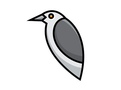 ICONS- Night Heron art birds color daily digital dribbble icon illustration minimal nature vector wildlife