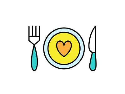 War for the love of food art design food icon iconography identity illustration illustrator india logo love ui