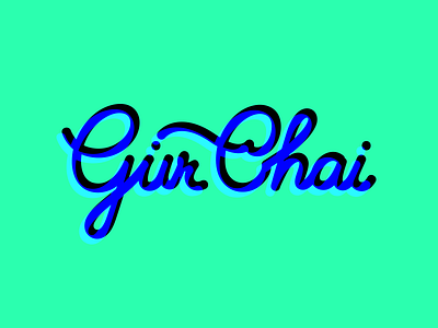 Chai reloaded! art calligraphy design digital font icon illustration typedesign typo typography unit