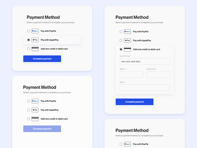 Payment Method Concept