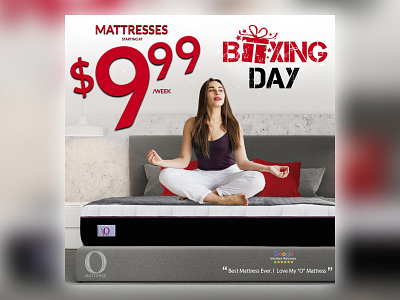 Mattress Sale Ad Banner banner boxing day facebook ad mattress