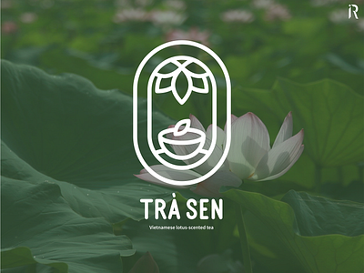 Logo Design: Tra Sen (Vietnamese Lotus Tea) branding brandingdesign clean graphicdesign illustrator lineart logo design logoconcept logodesign logodesigns logoinspirations logomaker tea vector visual