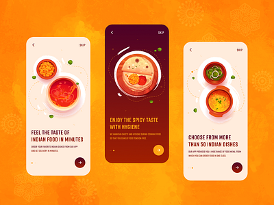 Onboarding - Indian Food Delivery App 😋