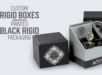 Custom Rigid Boxes - Printed Black Rigid Packaging customboxes design printedboxes rigidboxes rigidboxesmanufectureres rigidboxespackaging rigidboxesusa rigidboxeswholesale wholesaleboxes wholesalepackaging