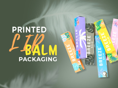 Printed lip Balm Packaging - Custom Boxes Wholesale customboxes design lipbalmboxes wholesaleboxes wholesalepackaging