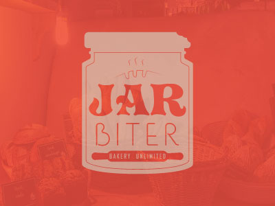 Jar Biter Bakery Unlimited bakeshop logo brand identity development logo design