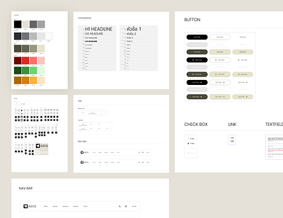 ARIS - Lighting E-Commerce UI Style Guide branding design graphic design typography ui