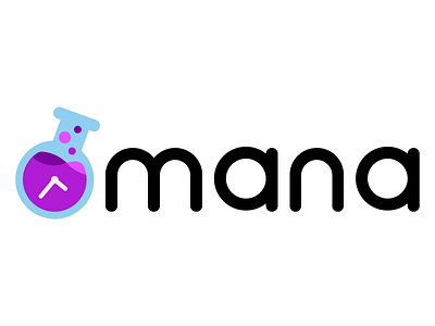 Mana Logo application assembly brand flat logo mana