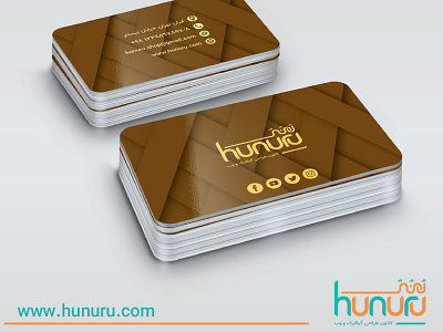 brown bussiness card bussiness card card design farsi hunuru illustration persian visit card