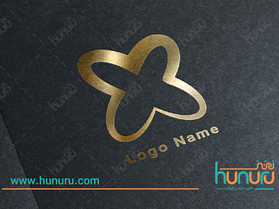 golden logo farsi gold golden hunuru illustration logo persian