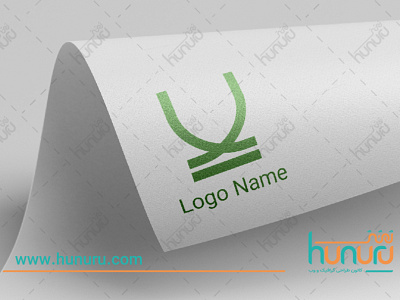 green logo farsi green green logo hunuru illustration logo persian