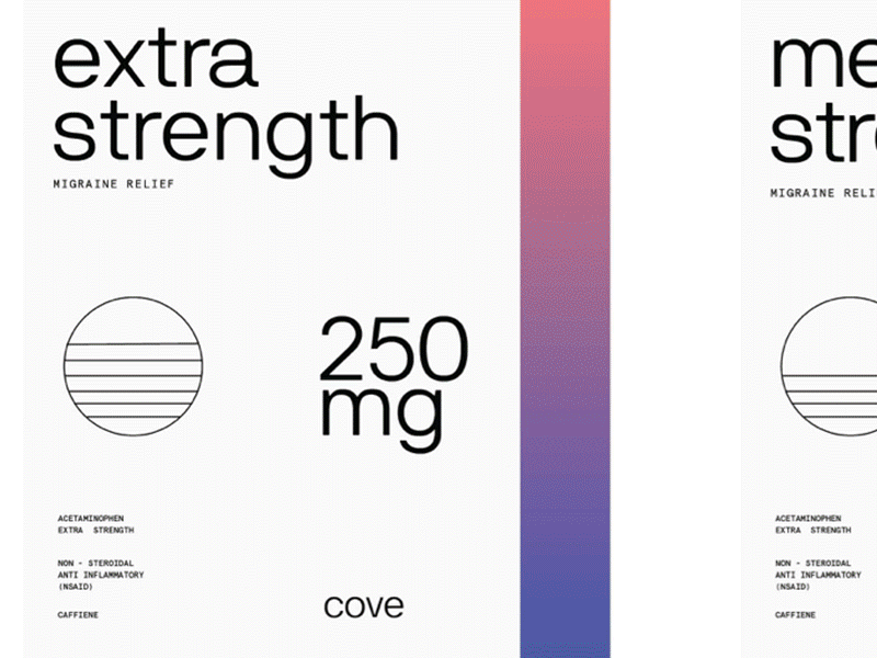 cove brand color design gradient typography
