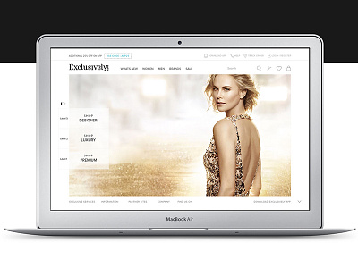 Exclusively Fashion Home Page
