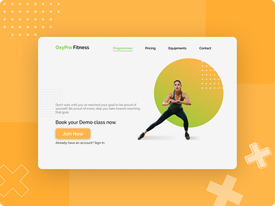 Gym Website Design branding coaches fitness gym ui website