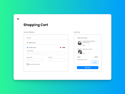 Daily UI 002: Credit Card Checkout #DailyUI checkout page credit card design payment page ui website