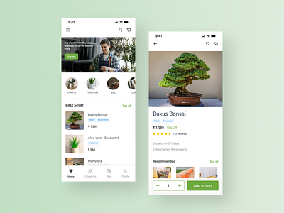 Plant Buying App Concept buying design design challenge plants ui uidesign uxdesign