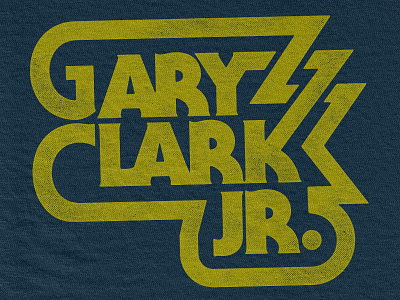 Gary Clark Jr. clark classic gary lettering retro rock sharp stoner thick vintage