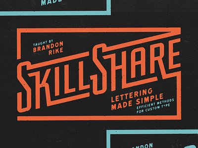 Skillshare: Lettering Made Simple custom type lettering logotype process skillshare teach tutorial typography vectors workflow