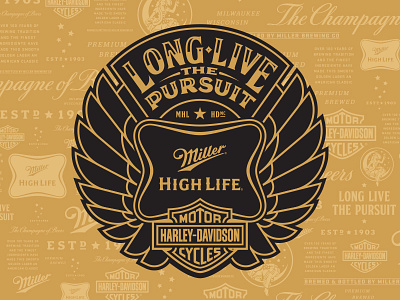 Long Live Other Concepts artist beer can davidson edition harley high life limited miller packaging series