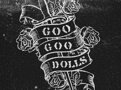 Goo Roses apparel banner dagger goo merch