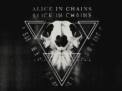 Alice Tri-Cell alice apparel chains dark design graphic merch merchandise metal rock t shirt tee