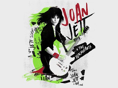 Joan Jett Jump apparel band hand jett joan jump lettering punk rock t shirt tee trash