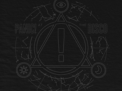 Panic! Constellation constellation cult disco geometry merch panic sacred space